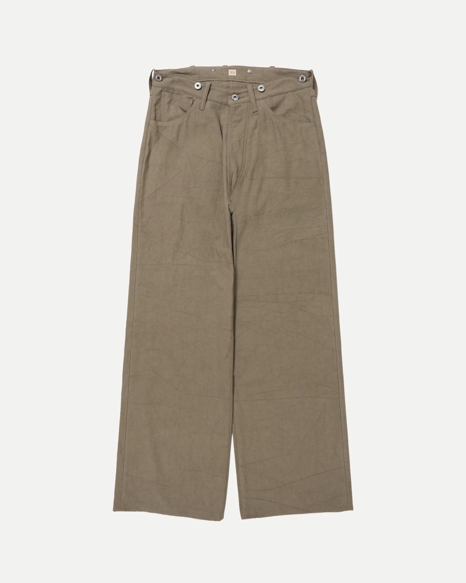 T.T 25AW BUCKLE-BACKED TROUSERS